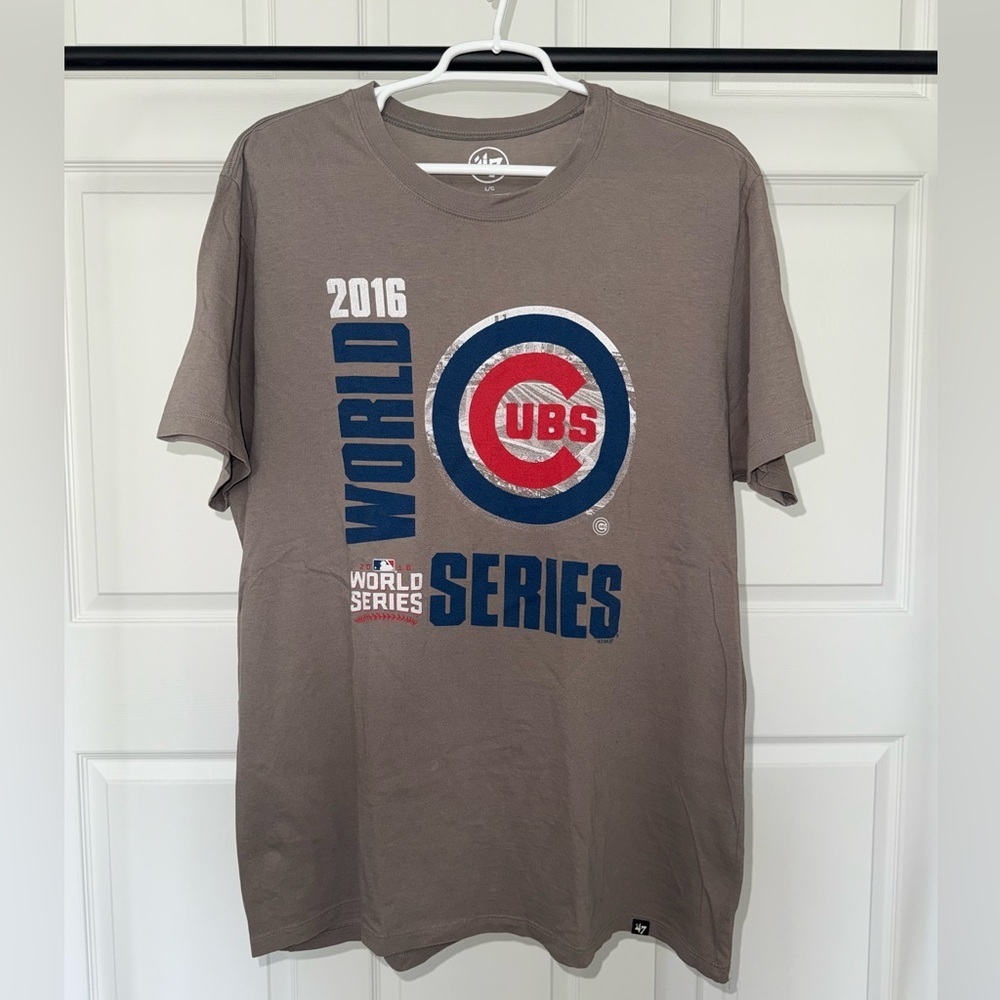 Chicago Cubs Men's 2016 World Series '47 Brand' Tee Shirt Size Large